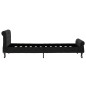 vidaXL Bettgestell Schwarz Samt 90 x 200 cm vidaXL Bettgestell Schwarz Samt 90 x 200 cm