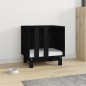 vidaXL Hundehütte Schwarz 50x40x52 cm Massivholz Kiefer vidaXL Hundehütte Schwarz 50x40x52 cm Massivholz Kiefer
