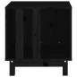 vidaXL Hundehütte Schwarz 50x40x52 cm Massivholz Kiefer vidaXL Hundehütte Schwarz 50x40x52 cm Massivholz Kiefer