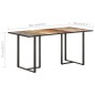 vidaXL Esstisch 160 cm Altholz Massiv vidaXL Esstisch 160 cm Altholz Massiv