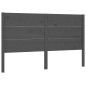 vidaXL Kopfteil Grau 146x4x100 cm Massivholz Kiefer vidaXL Kopfteil Grau 146x4x100 cm Massivholz Kiefer