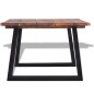 vidaXL Couchtisch Akazienholz Massiv 110 x 60 x 40 cm vidaXL Couchtisch Akazienholz Massiv 110 x 60 x 40 cm