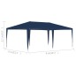 vidaXL Partyzelt 4x6 m Blau vidaXL Partyzelt 4x6 m Blau