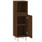 vidaXL Badschrank Braun Eichen-Optik 30x30x100 cm Holzwerkstoff vidaXL Badschrank Braun Eichen-Optik 30x30x100 cm Holzwerkstoff