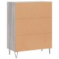 vidaXL Sideboard Grau Sonoma 69,5x34x90 cm Holzwerkstoff vidaXL Sideboard Grau Sonoma 69,5x34x90 cm Holzwerkstoff