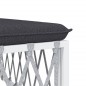 vidaXL 10-tlg. Garten-Lounge-Set mit Kissen Weiß Stahl vidaXL 10-tlg. Garten-Lounge-Set mit Kissen Weiß Stahl