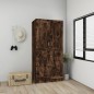 vidaXL Kleiderschrank Räuchereiche 82,5x51,5x180 cm Holzwerkstoff vidaXL Kleiderschrank Räuchereiche 82,5x51,5x180 cm Holzwerkstoff