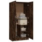 vidaXL Kleiderschrank Räuchereiche 82,5x51,5x180 cm Holzwerkstoff vidaXL Kleiderschrank Räuchereiche 82,5x51,5x180 cm Holzwerkstoff
