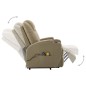 Massagesessel mit Aufstehhilfe Cappuccino-Braun Kunstleder Massagesessel mit Aufstehhilfe Cappuccino-Braun Kunstleder