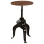 vidaXL Bartisch Massivholz Altholz 60x(76-110) cm vidaXL Bartisch Massivholz Altholz 60x(76-110) cm