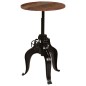 vidaXL Bartisch Massivholz Altholz 60x(76-110) cm vidaXL Bartisch Massivholz Altholz 60x(76-110) cm