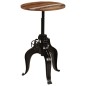vidaXL Bartisch Massivholz Altholz 60x(76-110) cm vidaXL Bartisch Massivholz Altholz 60x(76-110) cm