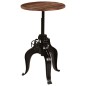 vidaXL Bartisch Massivholz Altholz 60x(76-110) cm vidaXL Bartisch Massivholz Altholz 60x(76-110) cm
