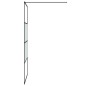 vidaXL Duschwand für Begehbare Dusche Schwarz 100x195 cm Halbmatt ESG vidaXL Duschwand für Begehbare Dusche Schwarz 100x195 cm Halbmatt ESG