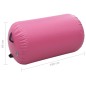 vidaXL Aufblasbare Gymnastik-Rolle mit Pumpe 100x60 cm PVC Rosa vidaXL Aufblasbare Gymnastik-Rolle mit Pumpe 100x60 cm PVC Rosa