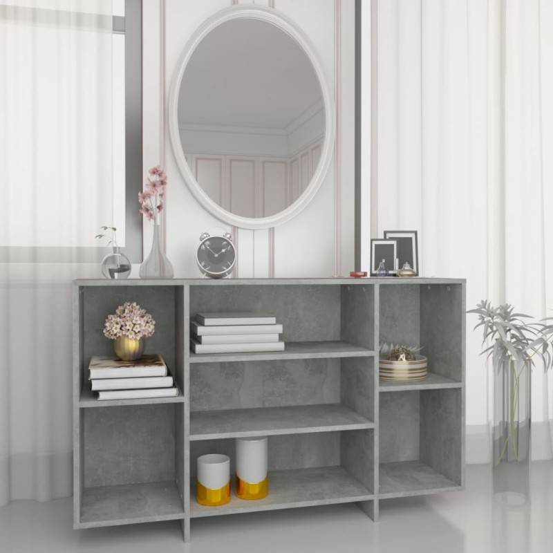 vidaXL Sideboard Betongrau 120x30x75 cm Holzwerkstoff vidaXL Sideboard Betongrau 120x30x75 cm Holzwerkstoff
