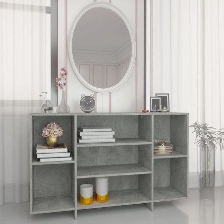 vidaXL Sideboard Betongrau 120x30x75 cm Holzwerkstoff