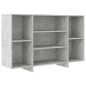 vidaXL Sideboard Betongrau 120x30x75 cm Holzwerkstoff vidaXL Sideboard Betongrau 120x30x75 cm Holzwerkstoff