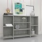 vidaXL Sideboard Betongrau 120x30x75 cm Holzwerkstoff vidaXL Sideboard Betongrau 120x30x75 cm Holzwerkstoff
