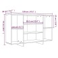 vidaXL Sideboard Betongrau 120x30x75 cm Holzwerkstoff vidaXL Sideboard Betongrau 120x30x75 cm Holzwerkstoff