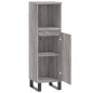 vidaXL Badschrank Grau Sonoma 30x30x100 cm Holzwerkstoff vidaXL Badschrank Grau Sonoma 30x30x100 cm Holzwerkstoff
