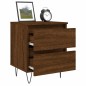 vidaXL Nachttische 2 Stk. Braun Eichen-Optik 40x35x50 cm Holzwerkstoff vidaXL Nachttische 2 Stk. Braun Eichen-Optik 40x35x50 cm Holzwerkstoff
