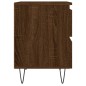 vidaXL Nachttische 2 Stk. Braun Eichen-Optik 40x35x50 cm Holzwerkstoff vidaXL Nachttische 2 Stk. Braun Eichen-Optik 40x35x50 cm Holzwerkstoff