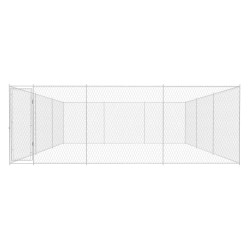 vidaXL Outdoor-Hundezwinger Verzinkter Stahl 570x570x185 cm