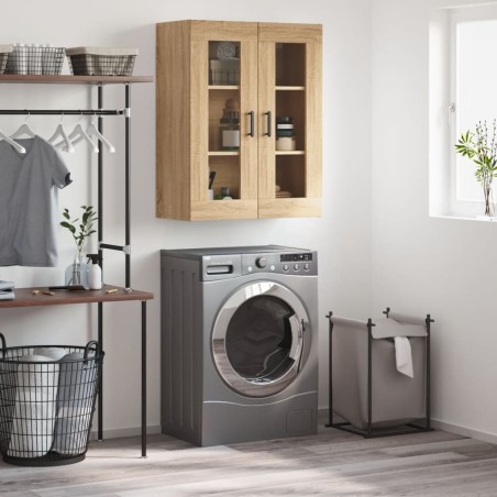 vidaXL Wandschrank Sonoma-Eiche 69,5x34x90 cm