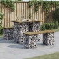 vidaXL Gartenbank aus Gabionen 100x70x72 cm Kiefernholz Imprägniert vidaXL Gartenbank aus Gabionen 100x70x72 cm Kiefernholz Imprägniert