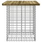 vidaXL Gartenbank aus Gabionen 100x70x72 cm Kiefernholz Imprägniert vidaXL Gartenbank aus Gabionen 100x70x72 cm Kiefernholz Imprägniert
