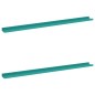 vidaXL Wandregale 2 Stk. Blau 115x9x3 cm vidaXL Wandregale 2 Stk. Blau 115x9x3 cm