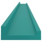 vidaXL Wandregale 2 Stk. Blau 115x9x3 cm vidaXL Wandregale 2 Stk. Blau 115x9x3 cm