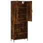 Highboard Räuchereiche 69,5x34x180 cm Holzwerkstoff Highboard Räuchereiche 69,5x34x180 cm Holzwerkstoff