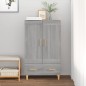 vidaXL Highboard Grau Sonoma 70x31x115 cm Holzwerkstoff vidaXL Highboard Grau Sonoma 70x31x115 cm Holzwerkstoff