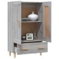 vidaXL Highboard Grau Sonoma 70x31x115 cm Holzwerkstoff vidaXL Highboard Grau Sonoma 70x31x115 cm Holzwerkstoff