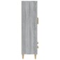 vidaXL Highboard Grau Sonoma 70x31x115 cm Holzwerkstoff vidaXL Highboard Grau Sonoma 70x31x115 cm Holzwerkstoff