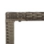 vidaXL 7-tlg. Garten-Essgruppe mit Kissen Grau Poly Rattan vidaXL 7-tlg. Garten-Essgruppe mit Kissen Grau Poly Rattan