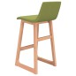 Barhocker 2 Stk. Grün Stoff Barhocker 2 Stk. Grün Stoff