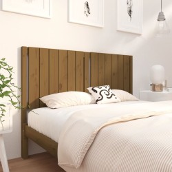 vidaXL Kopfteil Honigbraun 145,5x4x100 cm Massivholz Kiefer