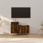 vidaXL 2-tlg. TV-Schrank-Set Räuchereiche Holzwerkstoff vidaXL 2-tlg. TV-Schrank-Set Räuchereiche Holzwerkstoff