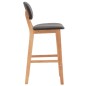 Barhocker 2 Stk. Hellgrau Stoff Barhocker 2 Stk. Hellgrau Stoff