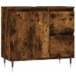 vidaXL Badschrank Räuchereiche 65x33x60 cm Holzwerkstoff vidaXL Badschrank Räuchereiche 65x33x60 cm Holzwerkstoff