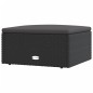 vidaXL 10-tlg. Garten-Lounge-Set mit Kissen Schwarz Poly Rattan vidaXL 10-tlg. Garten-Lounge-Set mit Kissen Schwarz Poly Rattan