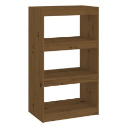 vidaXL Bücherschrank/Raumteiler Honigbraun 60x30x103,5 cm Kiefernholz