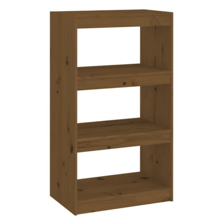 vidaXL Bücherschrank/Raumteiler Honigbraun 60x30x103,5 cm Kiefernholz