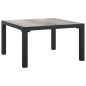 vidaXL 7-tlg. Garten-Lounge-Set Schwarz und Grau Poly Rattan vidaXL 7-tlg. Garten-Lounge-Set Schwarz und Grau Poly Rattan
