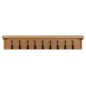 vidaXL Wandgarderobe 90x16x16 cm Massivholz Eiche vidaXL Wandgarderobe 90x16x16 cm Massivholz Eiche