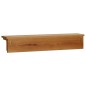 vidaXL Wandgarderobe 90x16x16 cm Massivholz Eiche vidaXL Wandgarderobe 90x16x16 cm Massivholz Eiche