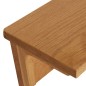 vidaXL Wandgarderobe 90x16x16 cm Massivholz Eiche vidaXL Wandgarderobe 90x16x16 cm Massivholz Eiche